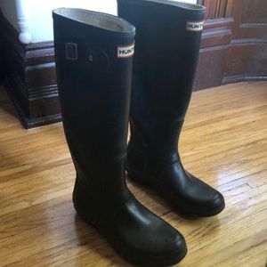 Black Hunter Original Tall Boots - Size 9